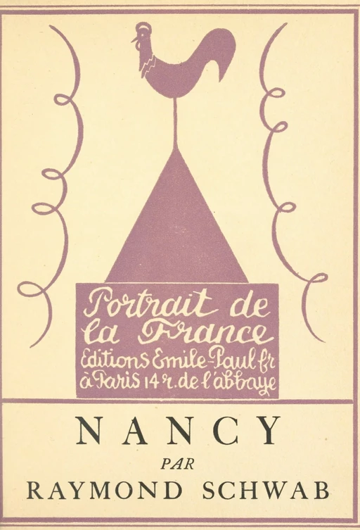 Nancy - Raymond Schwab - FeniXX réédition numérique