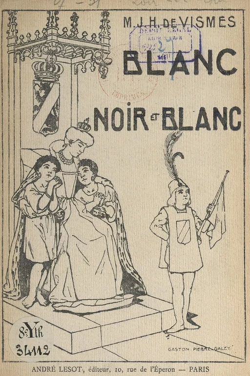 Blanc, noir et blanc - Henriette de Vismes - FeniXX réédition numérique