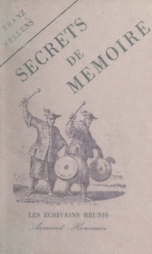 Secrets de mémoire - Franz Hellens - FeniXX réédition numérique