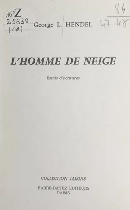 L'homme de neige