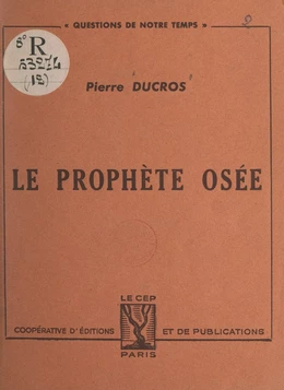 Le prophète Osée