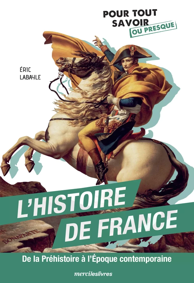 Pour tout savoir ou presque sur l'histoire de France - De la Préhistoire à l'Époque contemporaine - Éric Labayle - mercileslivres