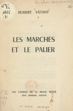 Les marches et le palier