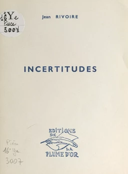 Incertitudes