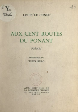 Aux cent routes du Ponant