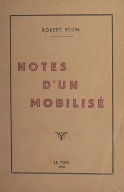 Notes d'un mobilisé