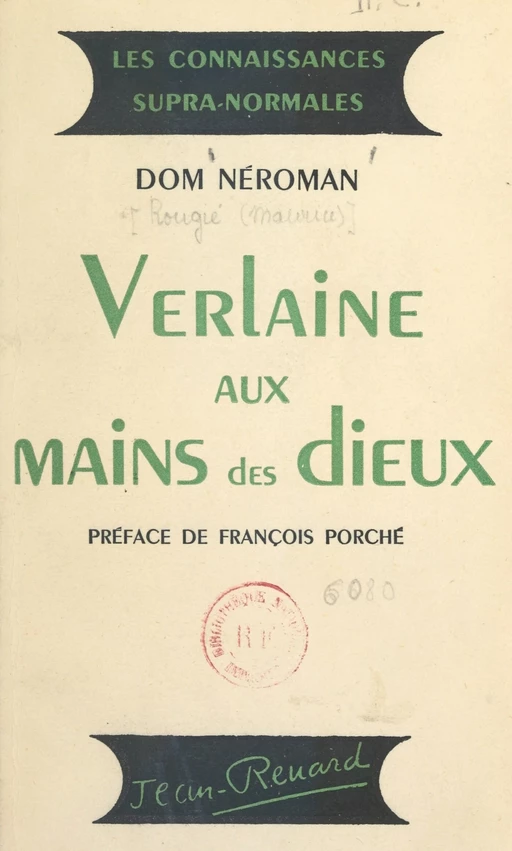 Verlaine aux mains des dieux -  Dom Neroman - FeniXX réédition numérique