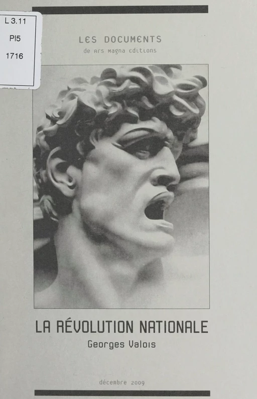 La révolution nationale - Georges Valois - FeniXX réédition numérique