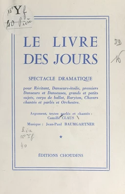 Le livre des jours