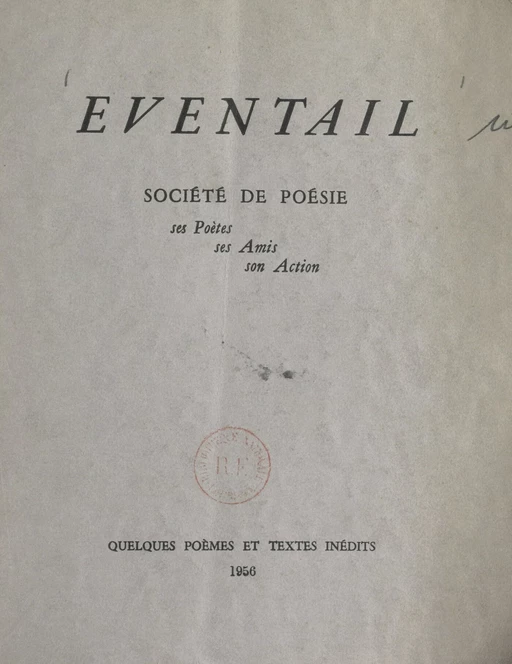 Éventail - Paul Claudel,  Collectif, Gérard d'Houville, Henri de Régnier, Paul Valéry - FeniXX réédition numérique