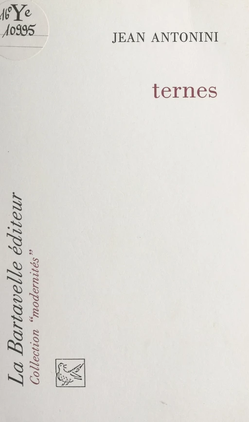 Ternes - Jean Antonini - FeniXX réédition numérique