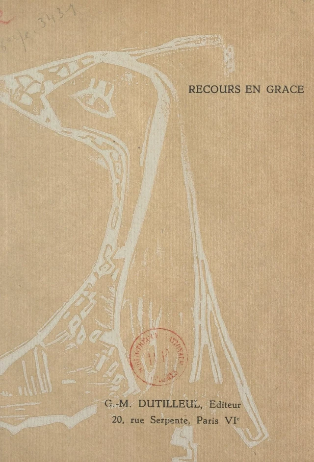 Recours en grâce - Pierre Nothomb - FeniXX réédition numérique