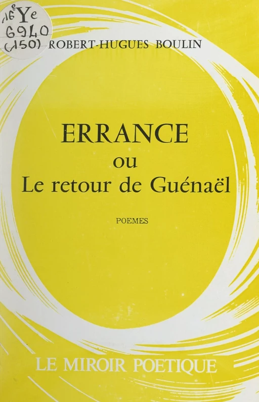 Errance - Robert-Hugues Boulin - FeniXX réédition numérique