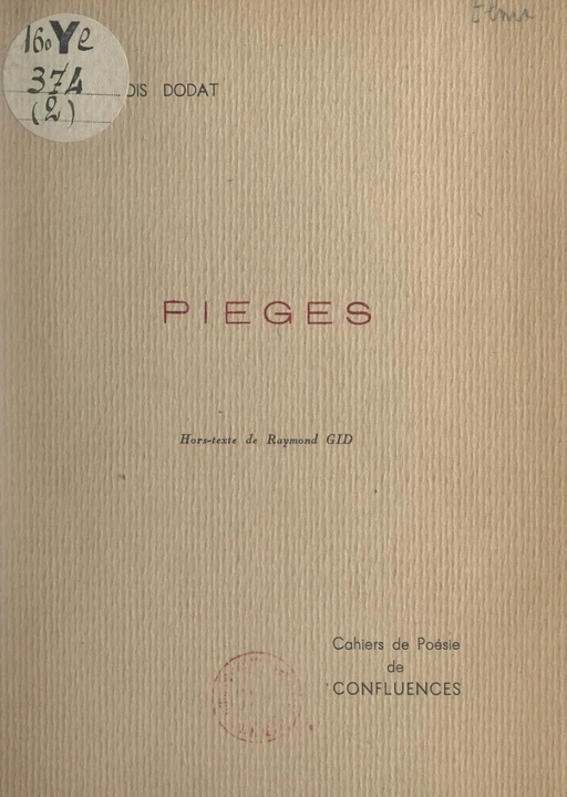 Pièges - François Dodat - FeniXX réédition numérique