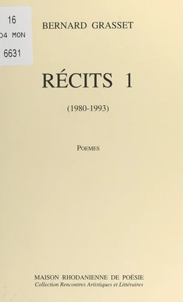 Récits (1)