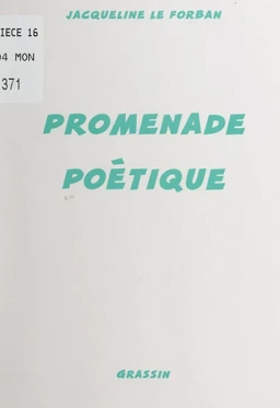 Promenade poétique