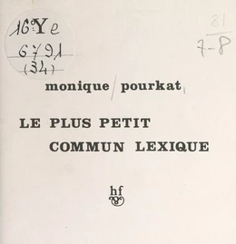 Le plus petit commun lexique