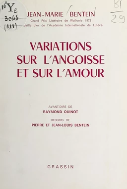 Variations sur l'angoisse et sur l'amour