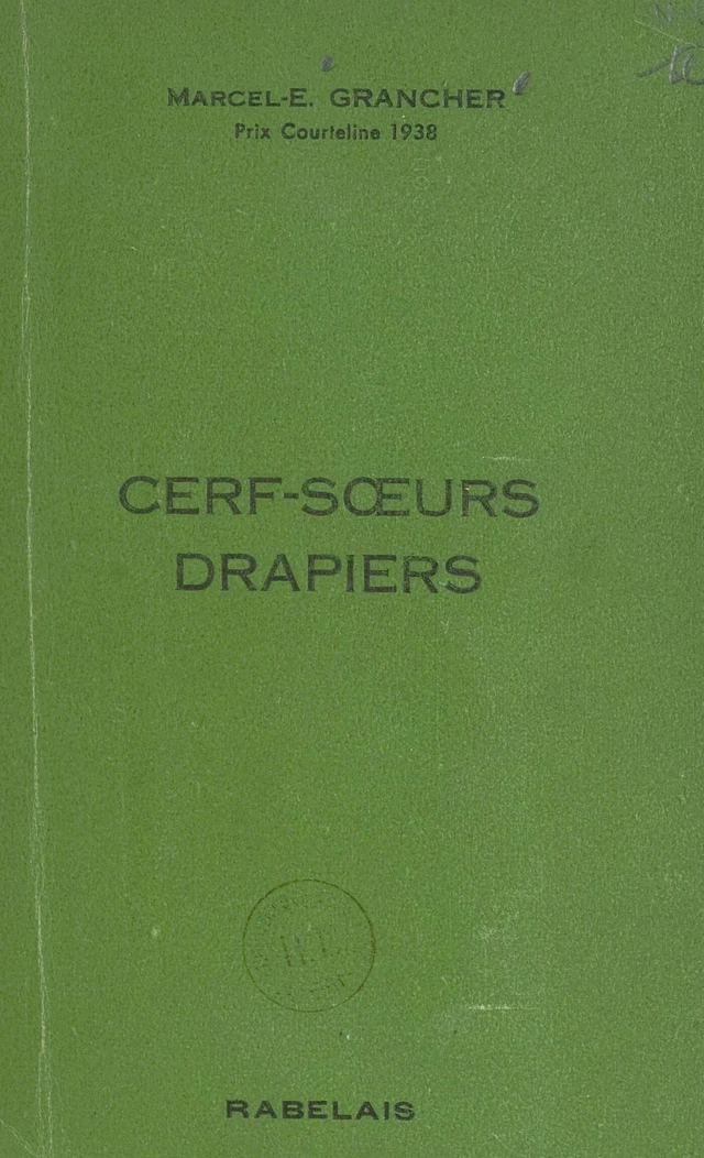 Cerf sœurs - Marcel E. Grancher - FeniXX réédition numérique