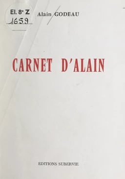 Carnet d'Alain