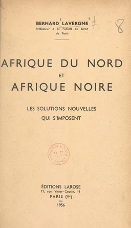 Afrique du Nord et Afrique noire