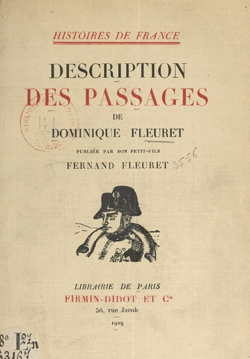 Description des passages de Dominique Fleuret - Dominique Fleuret - FeniXX réédition numérique