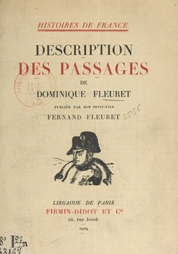 Description des passages de Dominique Fleuret