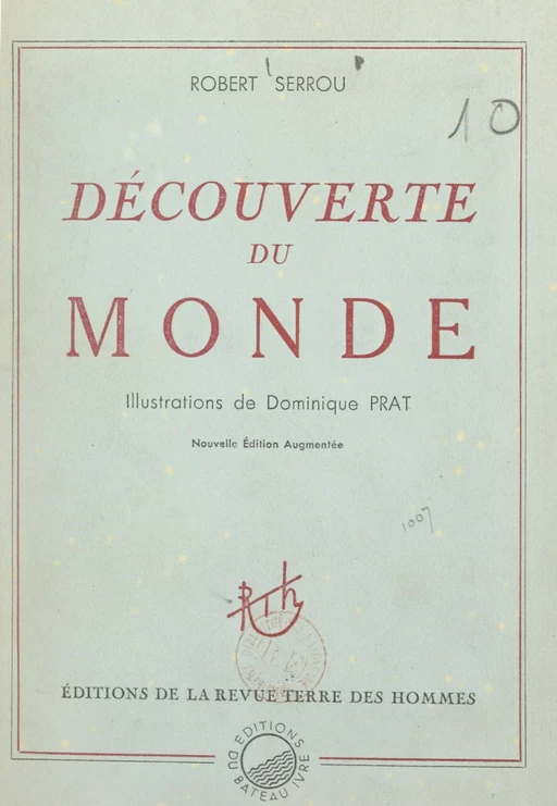 Découverte du monde - Robert Serrou - FeniXX réédition numérique