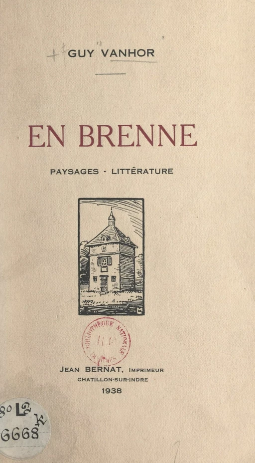 En Brenne - Guy Vanhor - FeniXX réédition numérique