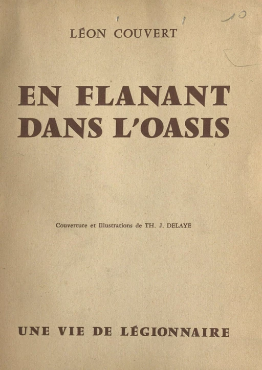 En flânant dans l'oasis - Léon Couvert - FeniXX réédition numérique