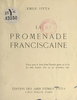 La promenade franciscaine