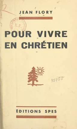 Pour vivre en Chrétien