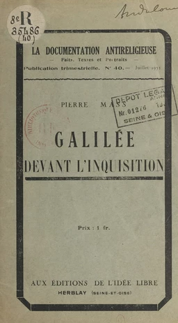 Galilée devant l'Inquisition