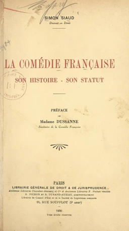 La Comédie française