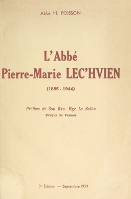 L'Abbé Pierre-Marie Lec'hvien (1885-1944)