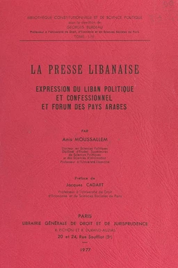 La presse libanaise