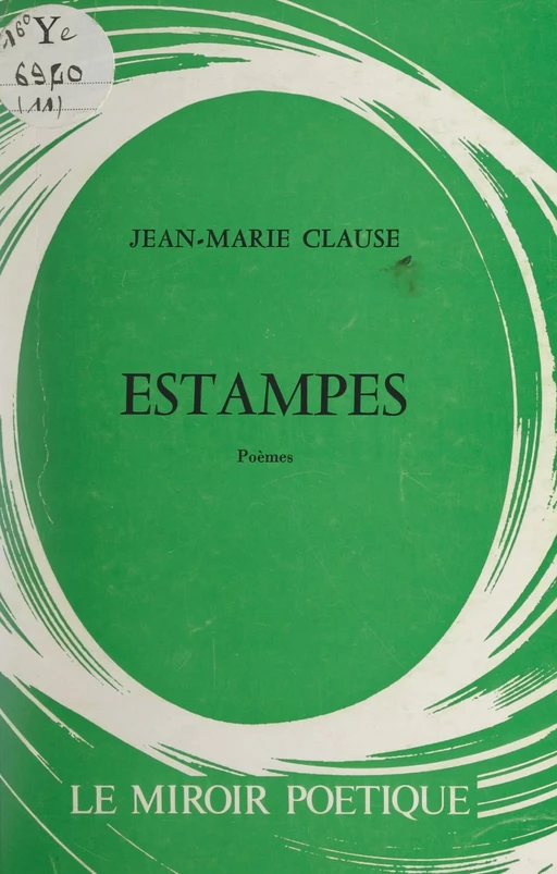 Estampes - Jean-Marie Clause - FeniXX réédition numérique