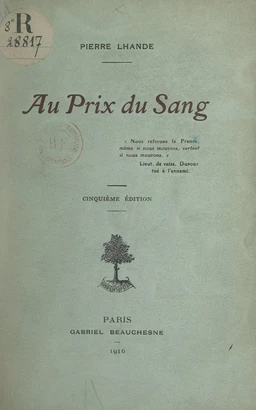 Au prix du sang