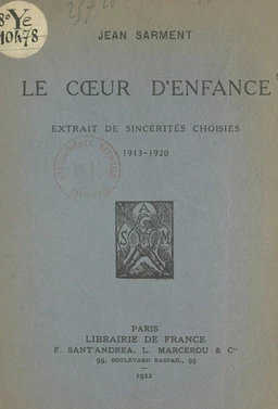 Le cœur d'enfance