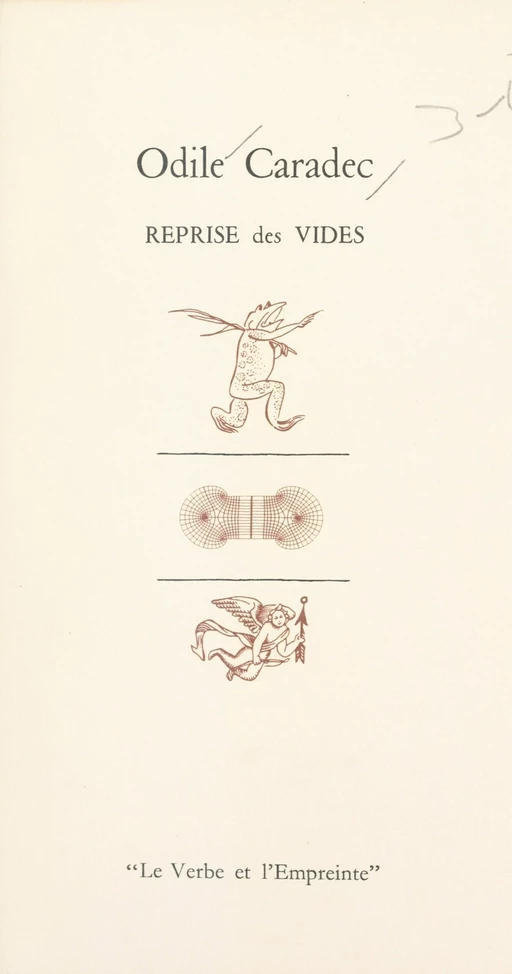 Reprise des vides - Odile Caradec - FeniXX réédition numérique