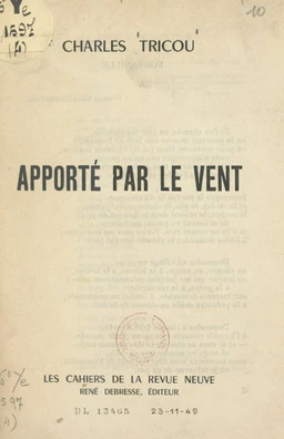 Apporté par le vent