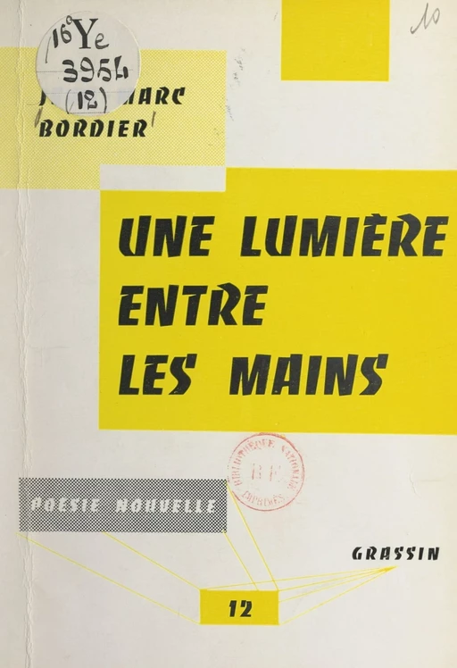 Une lumière entre les mains - Jean-Marc Bordier - FeniXX réédition numérique