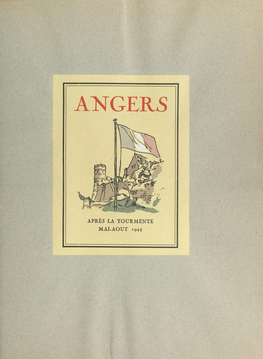 Angers après la tourmente - Théophile Civrays - FeniXX réédition numérique