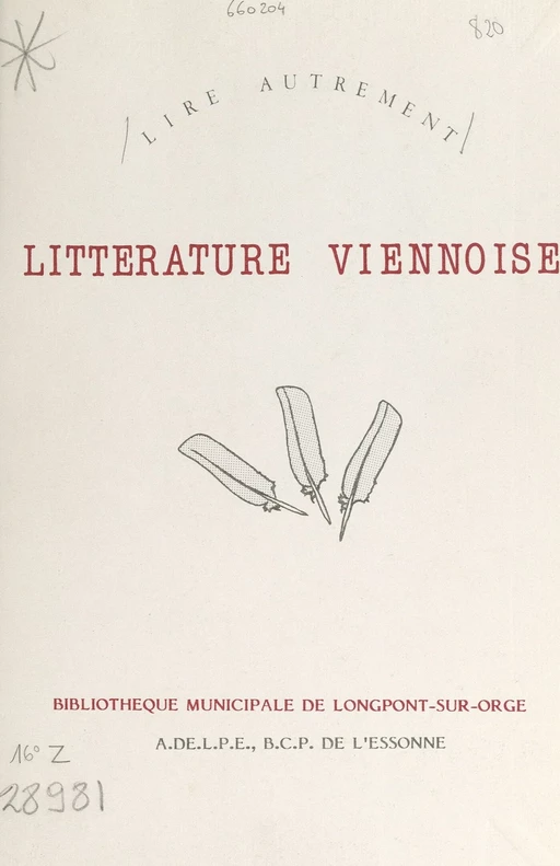 Littérature viennoise -  Collectif - FeniXX réédition numérique