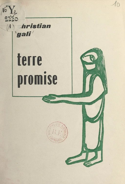 Terre promise - Christian Gali - FeniXX réédition numérique