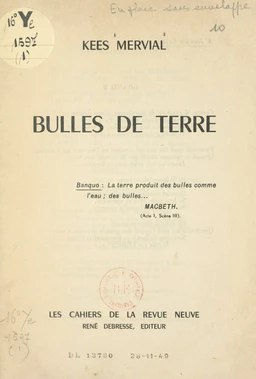 Bulles de terre