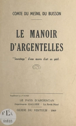 Le manoir d'Argentelles