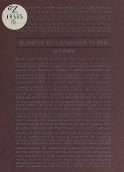 Slangue et la grande tuerie