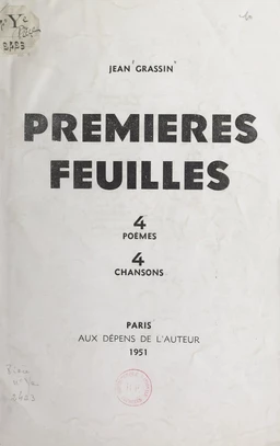 Premières feuilles