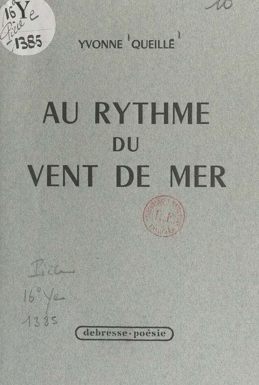 Au rythme du vent de mer - Yvonne Queillé - FeniXX réédition numérique